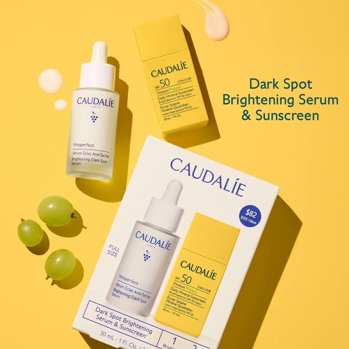 DarkSpotBrighteningSerum&Sunscreen SPF 50 Set